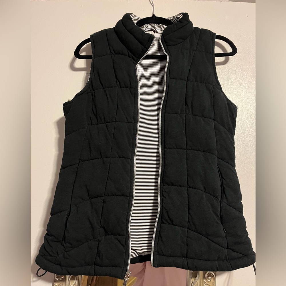 Marc New York Black Quilted Vest